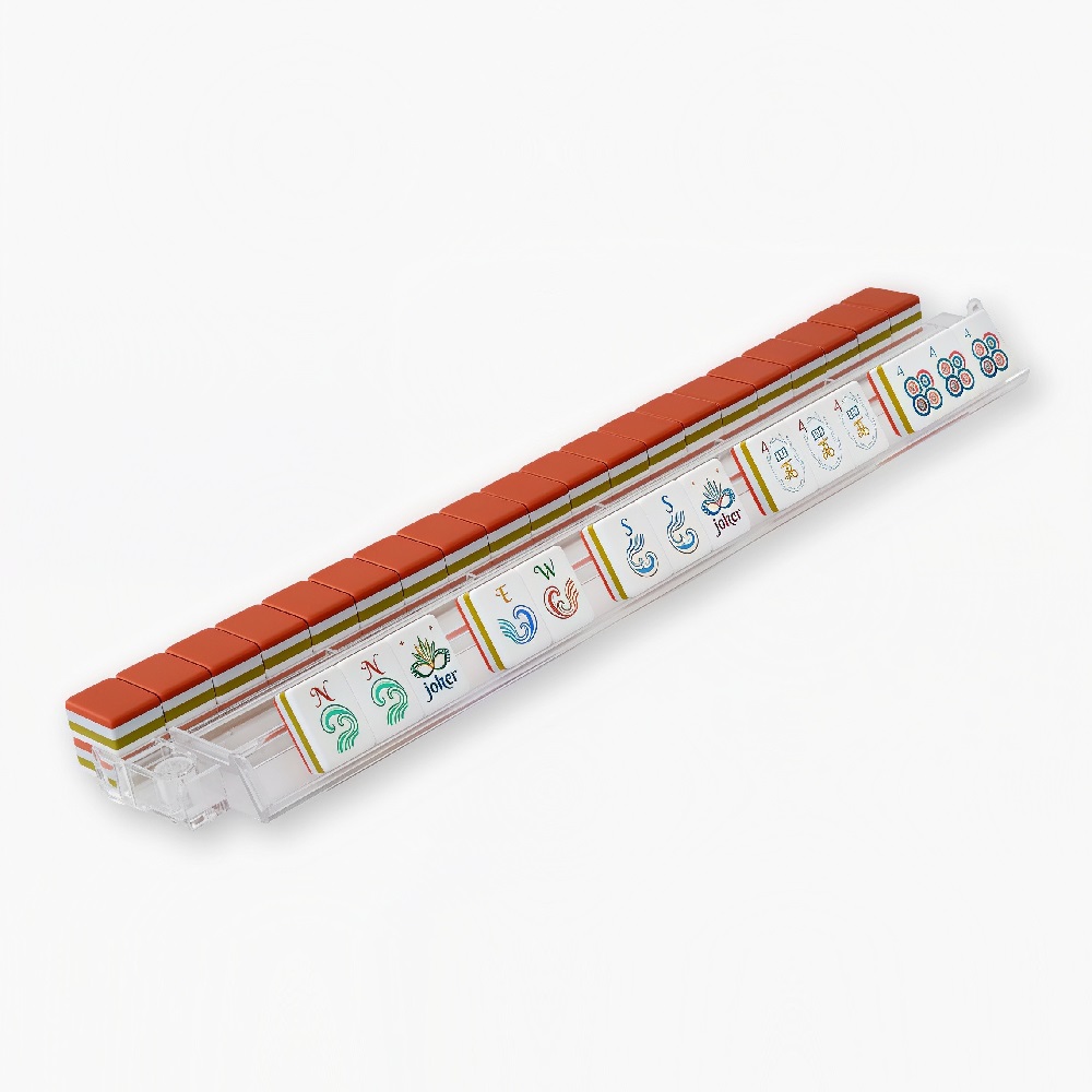 Deep Orange Mahjong Tiles