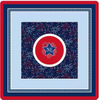 Blue Fireworks Mahjong Tiles