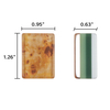 Wood Grain Mahjong Tiles