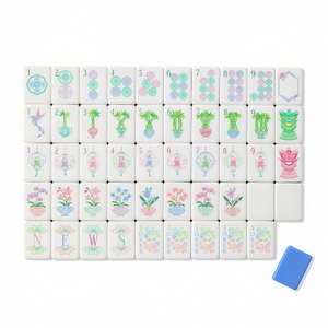 Lightblue Mahjong Tiles