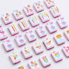 Birthday Party Mahjong Tiles