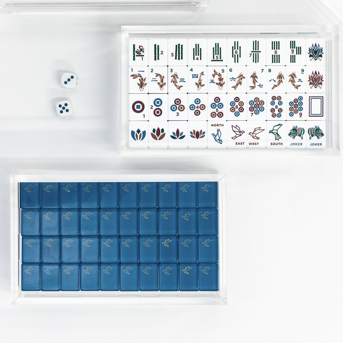 Paper Crane Mahjong Tiles