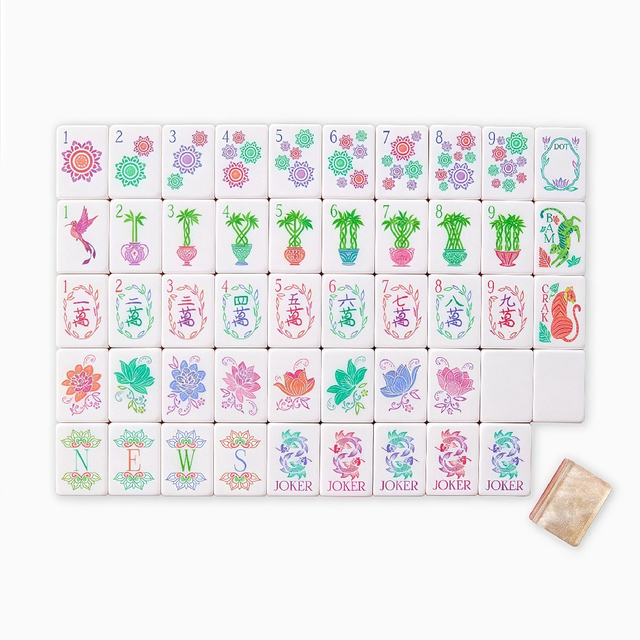 Pearlescent Mahjong Tiles