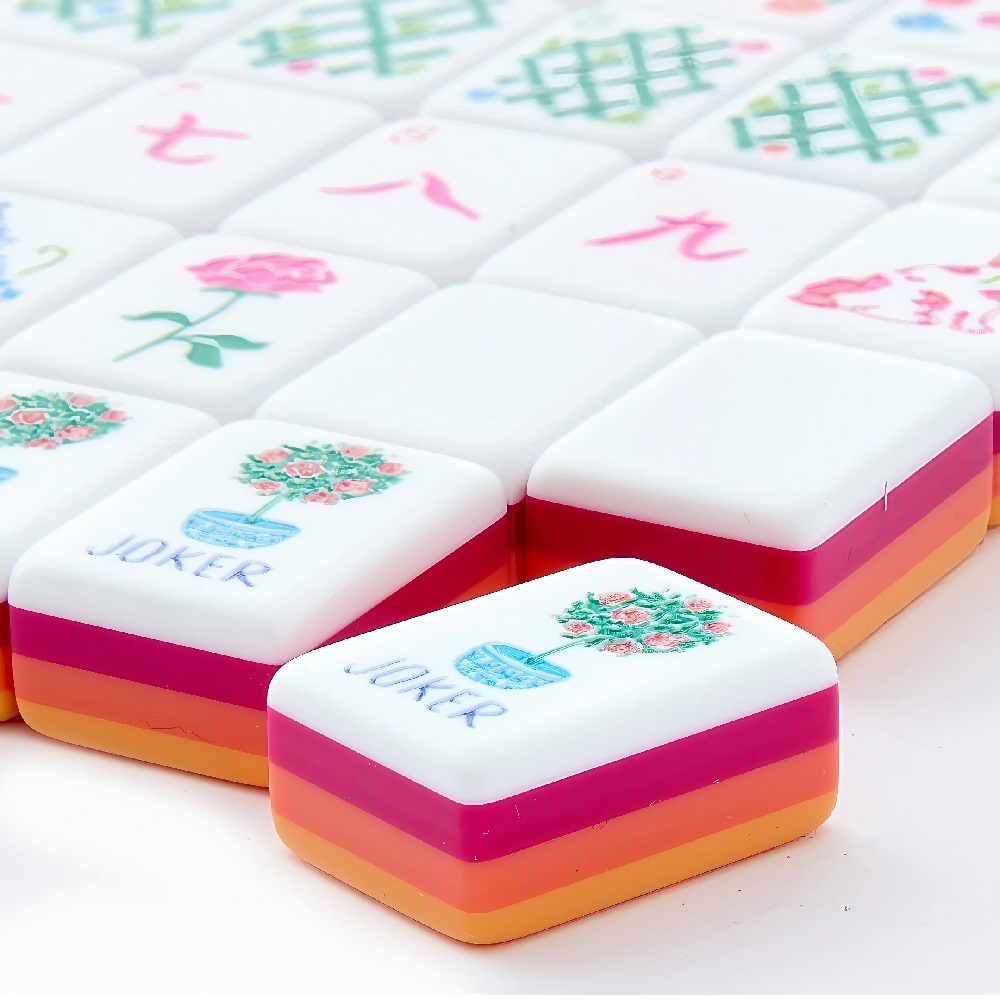 Orange Mahjong Tiles