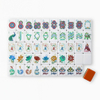 Deep Orange Mahjong Tiles