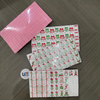 Pink Christmas Mahjong Tiles