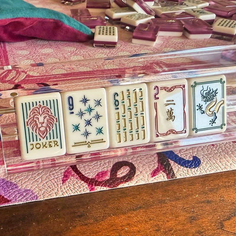 Red Lake Mahjong Tiles