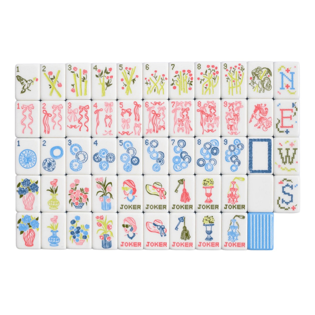 Bow Tie-white Mahjong Tiles