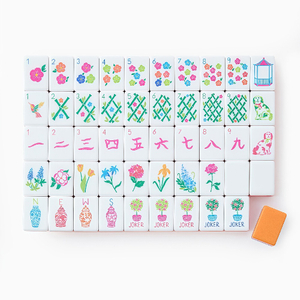 Orange Mahjong Tiles