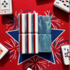 Blue Fireworks Mahjong Tiles