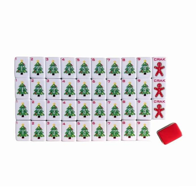 Santa Claus Mahjong Tiles