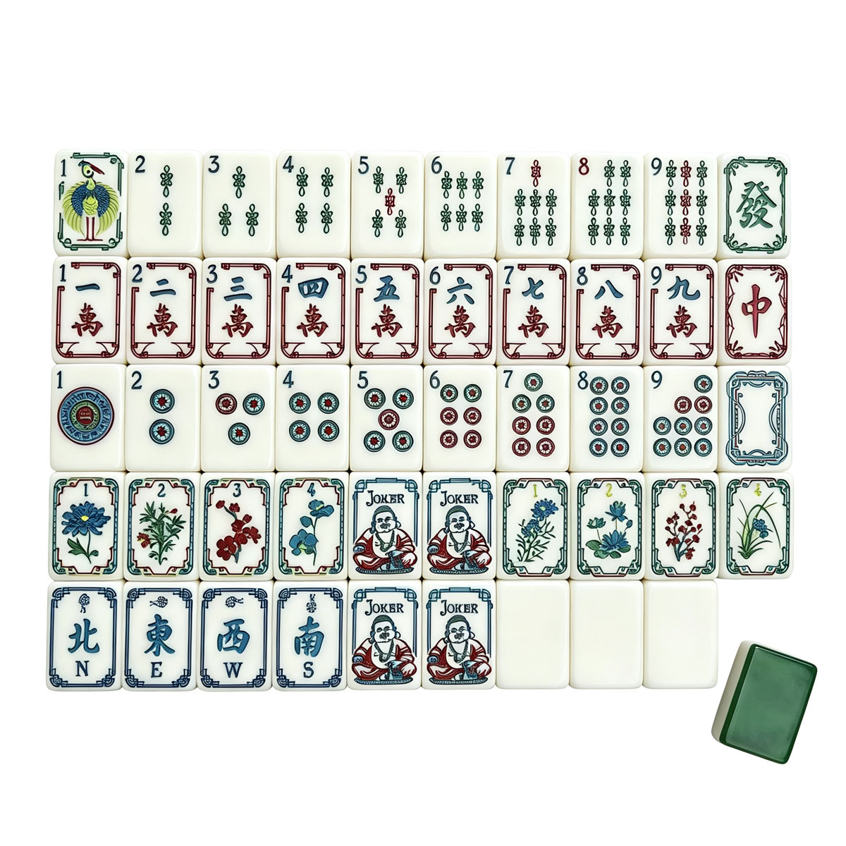 Buddha Statue Mahjong Tiles