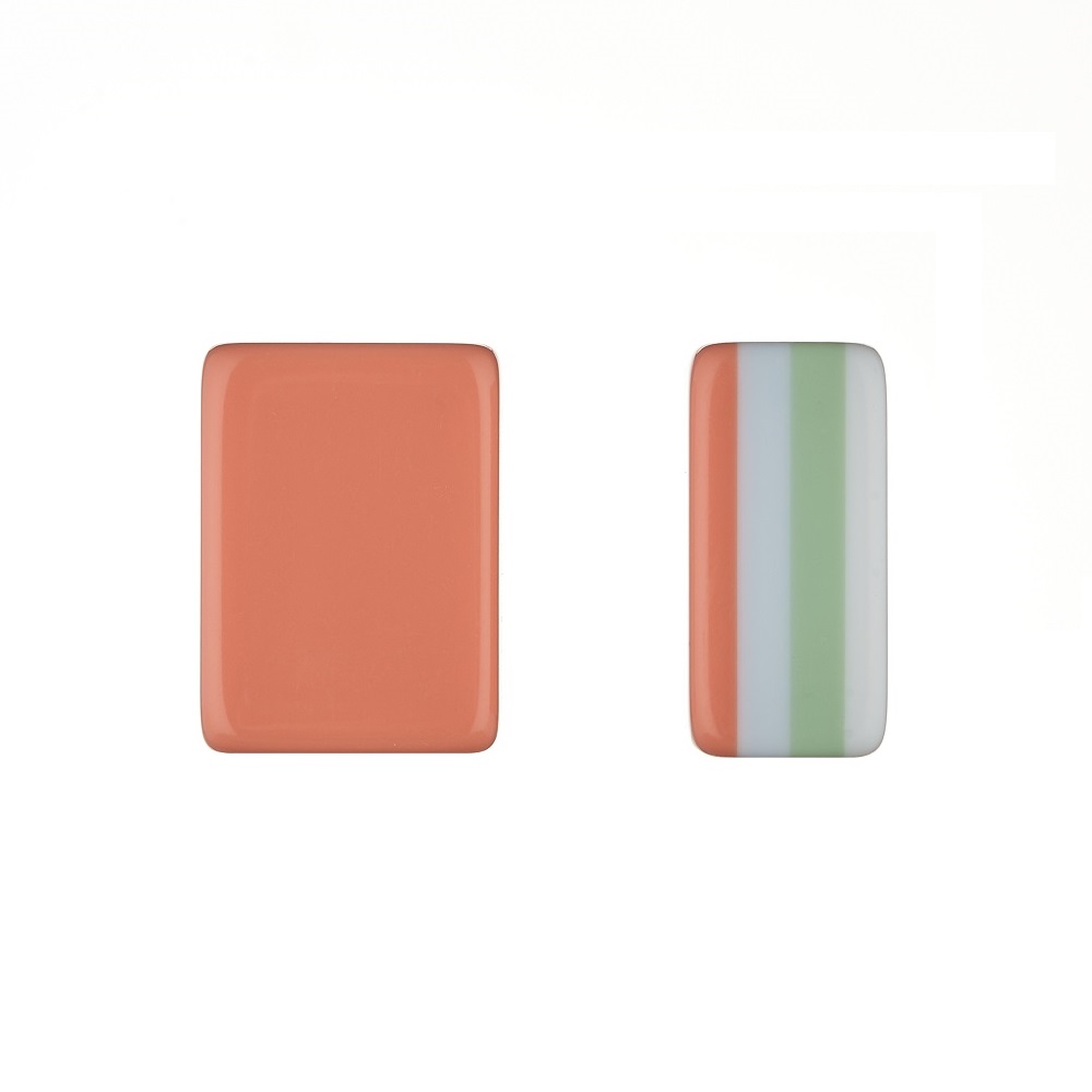 Peach pink Mahjong Tiles