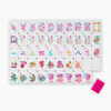 Deep Pink Candy Mahjong Tiles