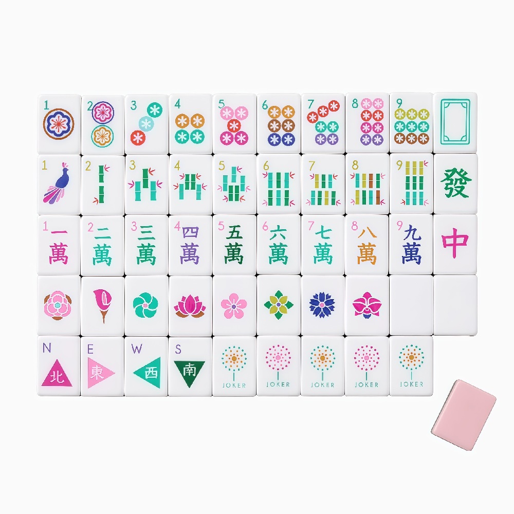 New pink Mahjong Tiles
