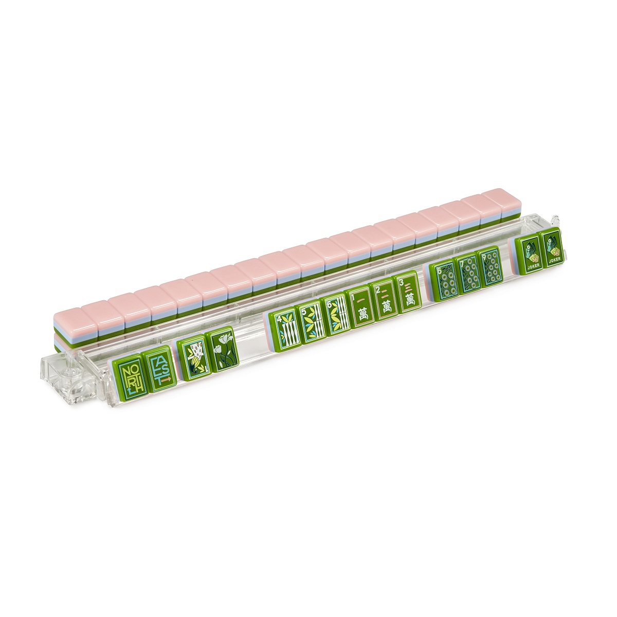 Fresh Green Mahjong Tiles