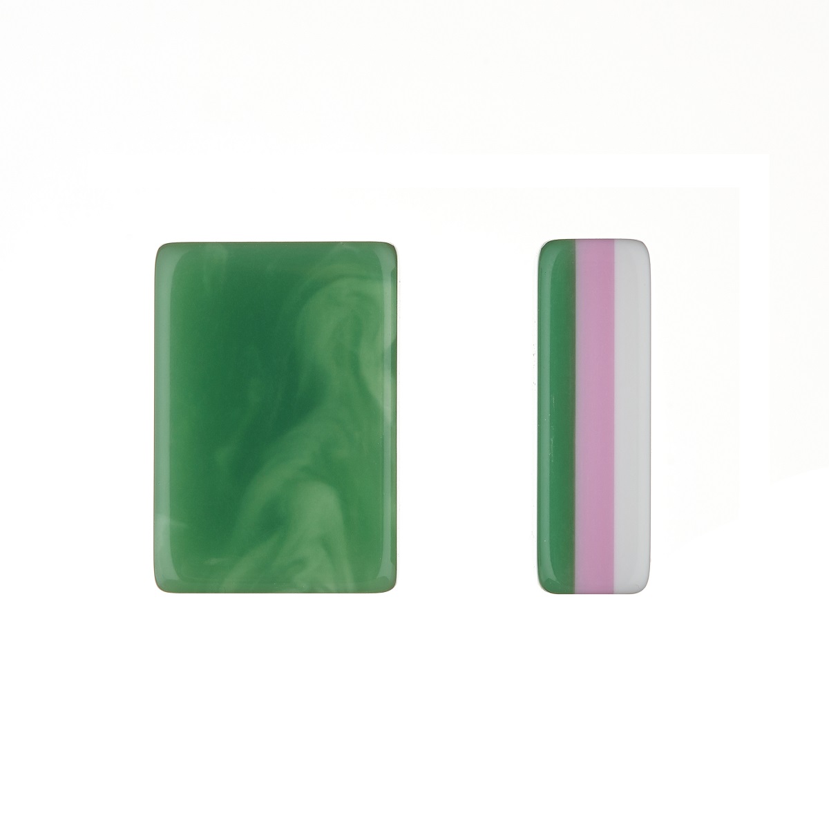 Light Green Jade Mahjong Tiles