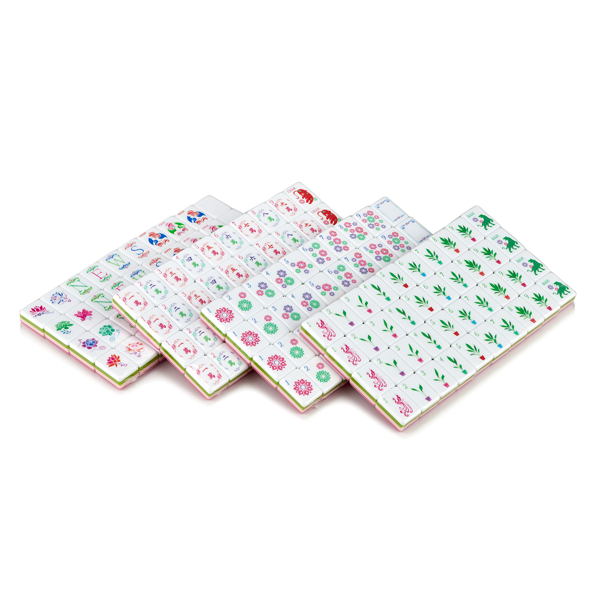 Pink Mahjong Tiles