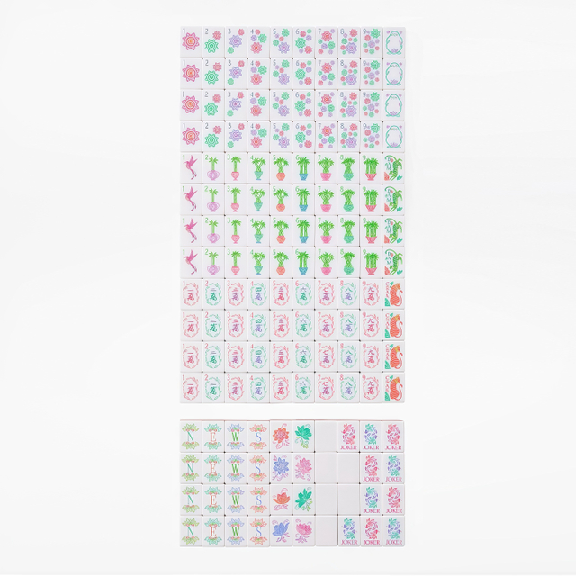 Pearlescent Mahjong Tiles