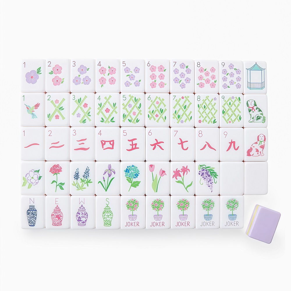 Light Purple Mahjong Tiles