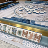 Blue waterside Mahjong Tiles