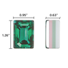 Emerald Green Mahjong Tiles