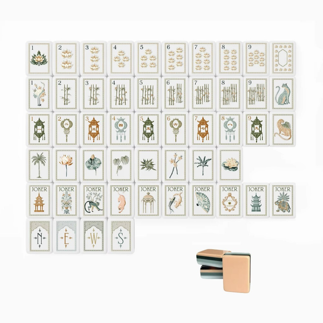 Tortoise white lotus Mahjong Tiles