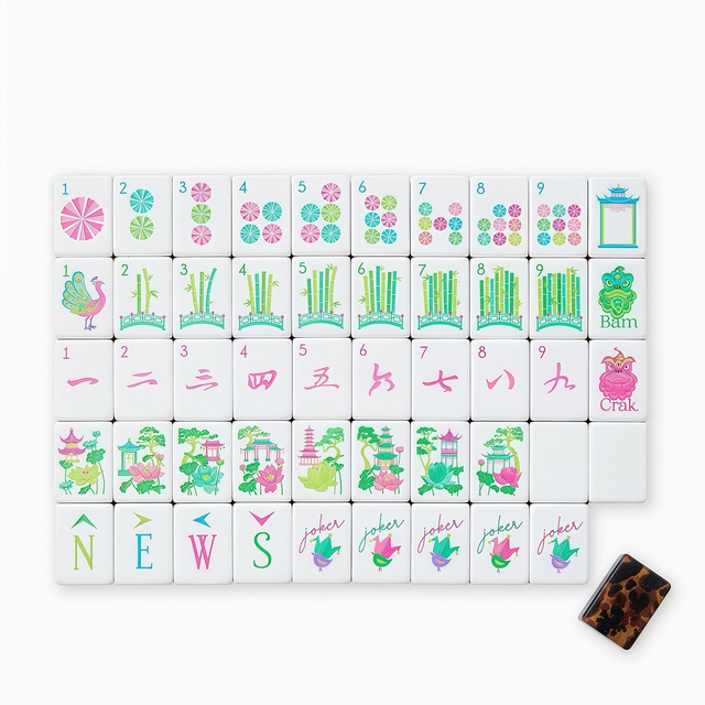 Tortoise Shell Mahjong Tiles