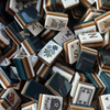 Black Stone Mahjong Tiles