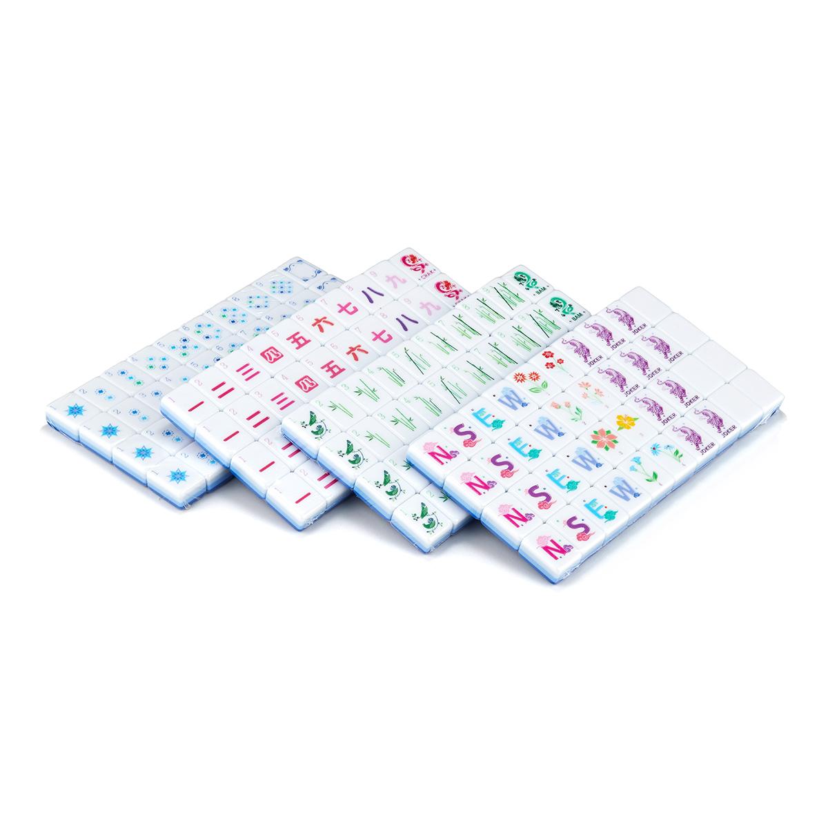 Blue Mahjong Tiles