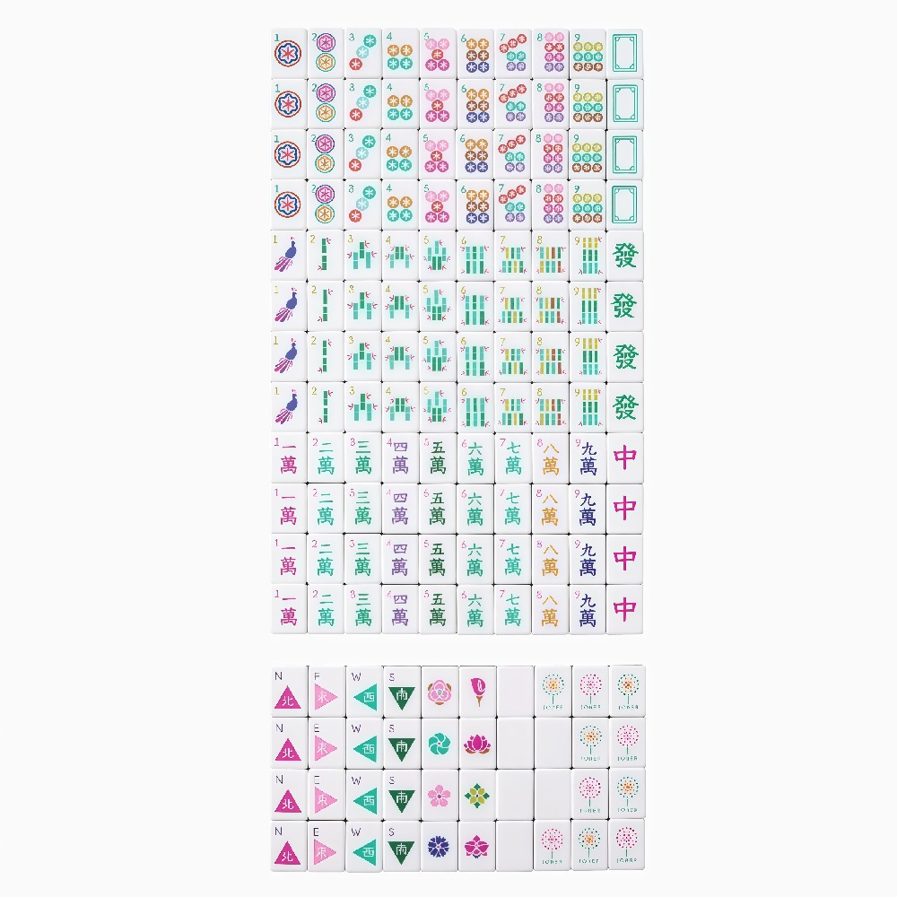 New pink Mahjong Tiles