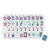 Grey Blue Mahjong Tiles