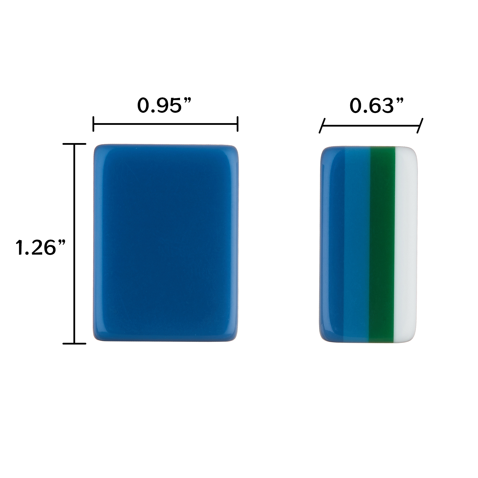 Blue Monkey Mahjong Tiles