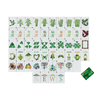 Green Butterfly Mahjong Tiles