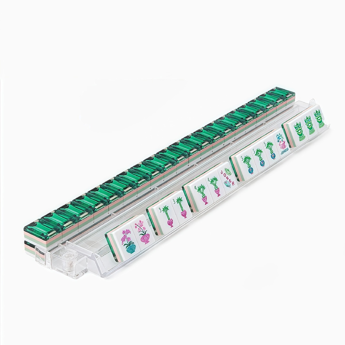 Emerald Green Mahjong Tiles