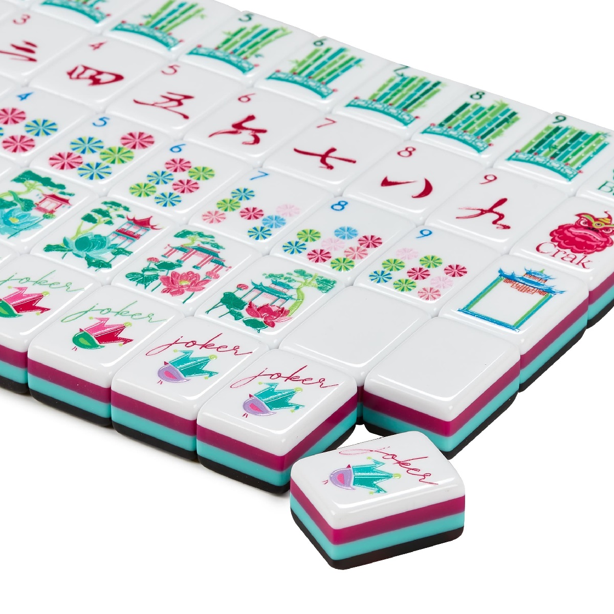 IrregularTortoise Shell Mahjong Tiles