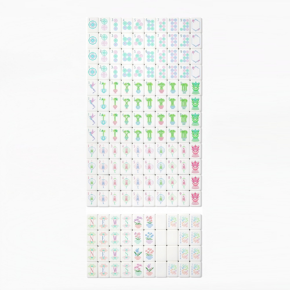 Lightblue Mahjong Tiles