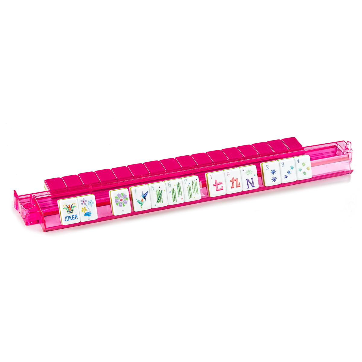 Deep Pink Mahjong Tiles