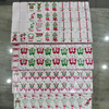Red Christmas Mahjong Tiles