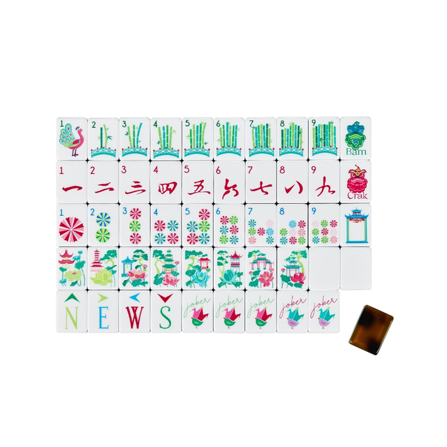 IrregularTortoise Shell Mahjong Tiles