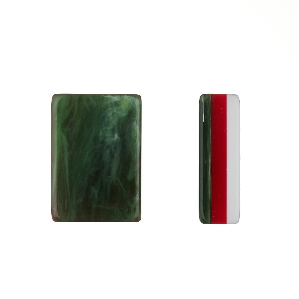 Dark Green Jade Mahjong Tiles