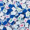 Blue Mahjong Tiles