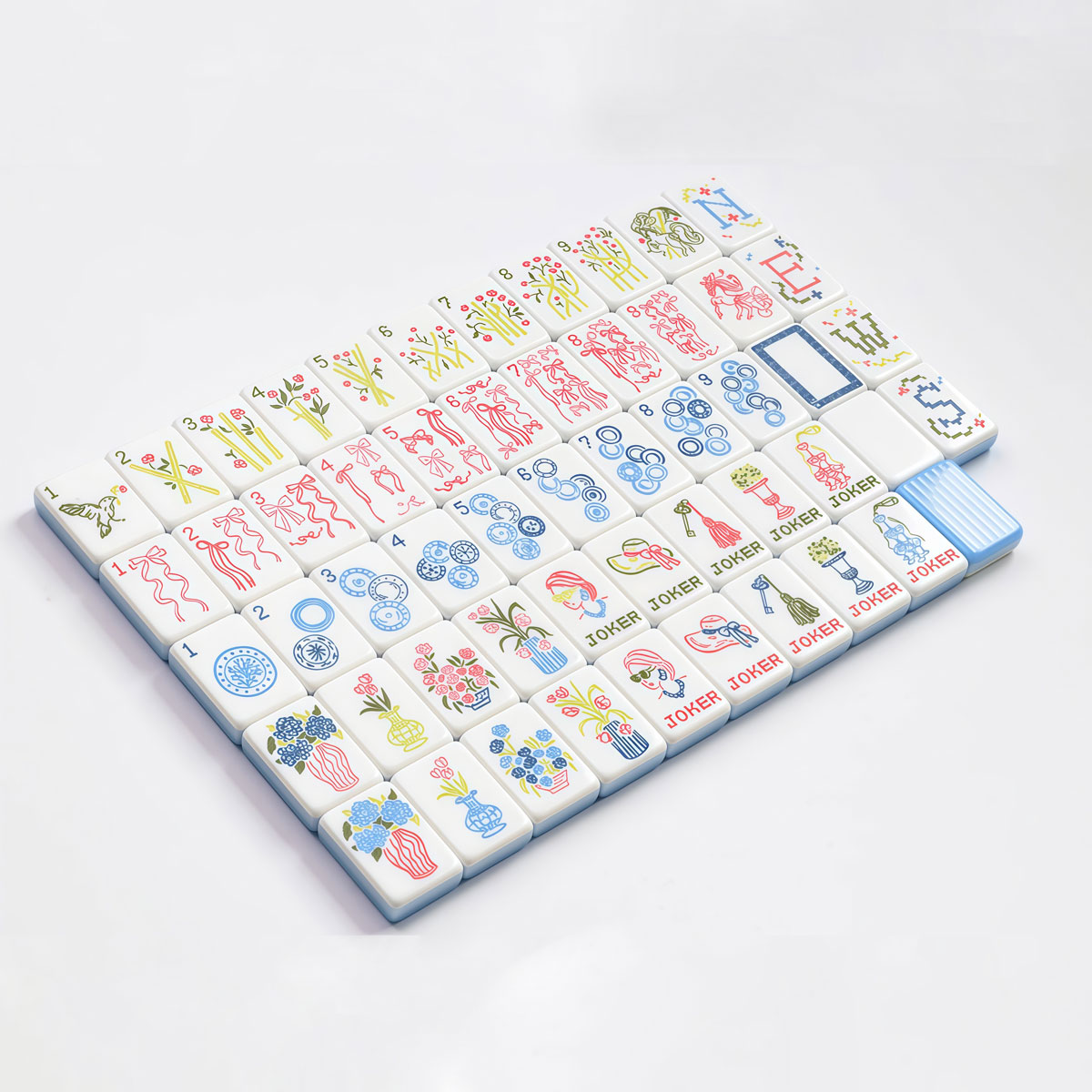Bow Tie-white Mahjong Tiles