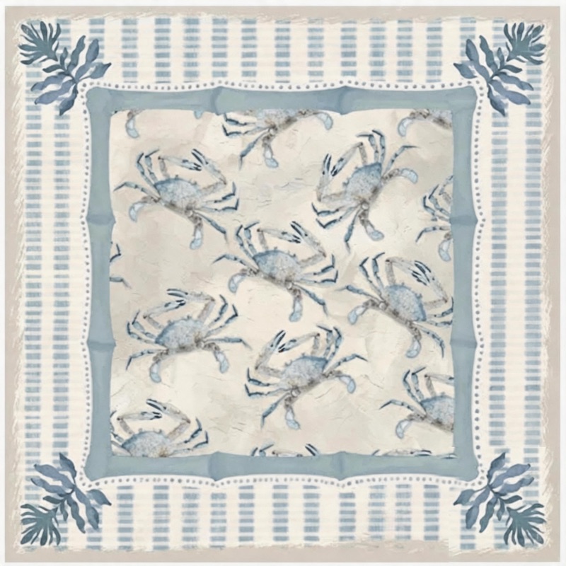 Blue waterside Mahjong Tiles