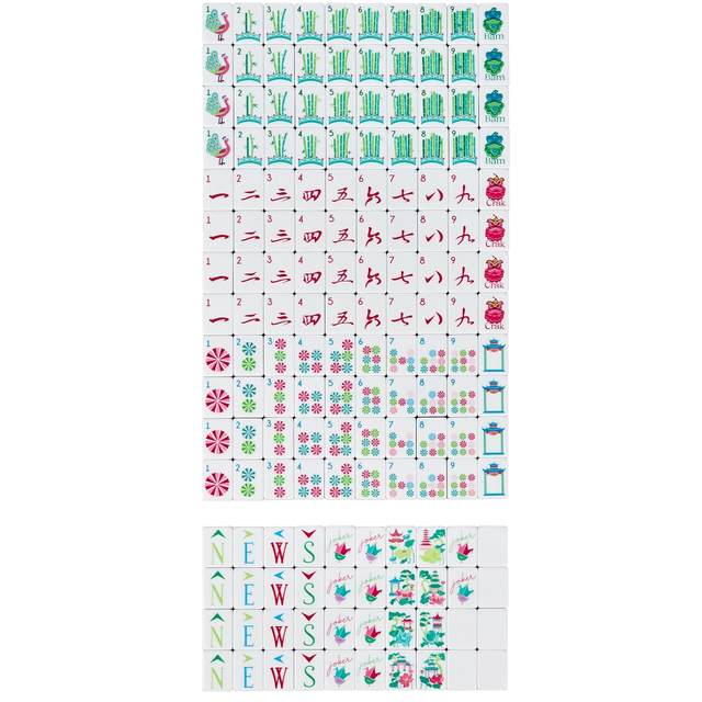 IrregularTortoise Shell Mahjong Tiles