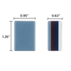 Grey Blue Mahjong Tiles