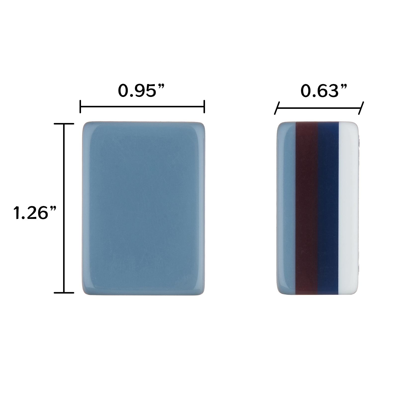 Grey Blue Mahjong Tiles