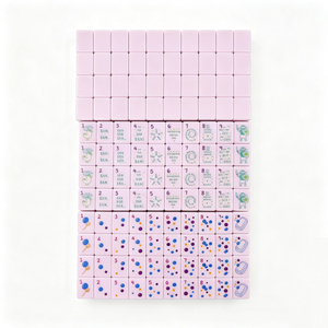 Purple Lightning Mahjong Tiles