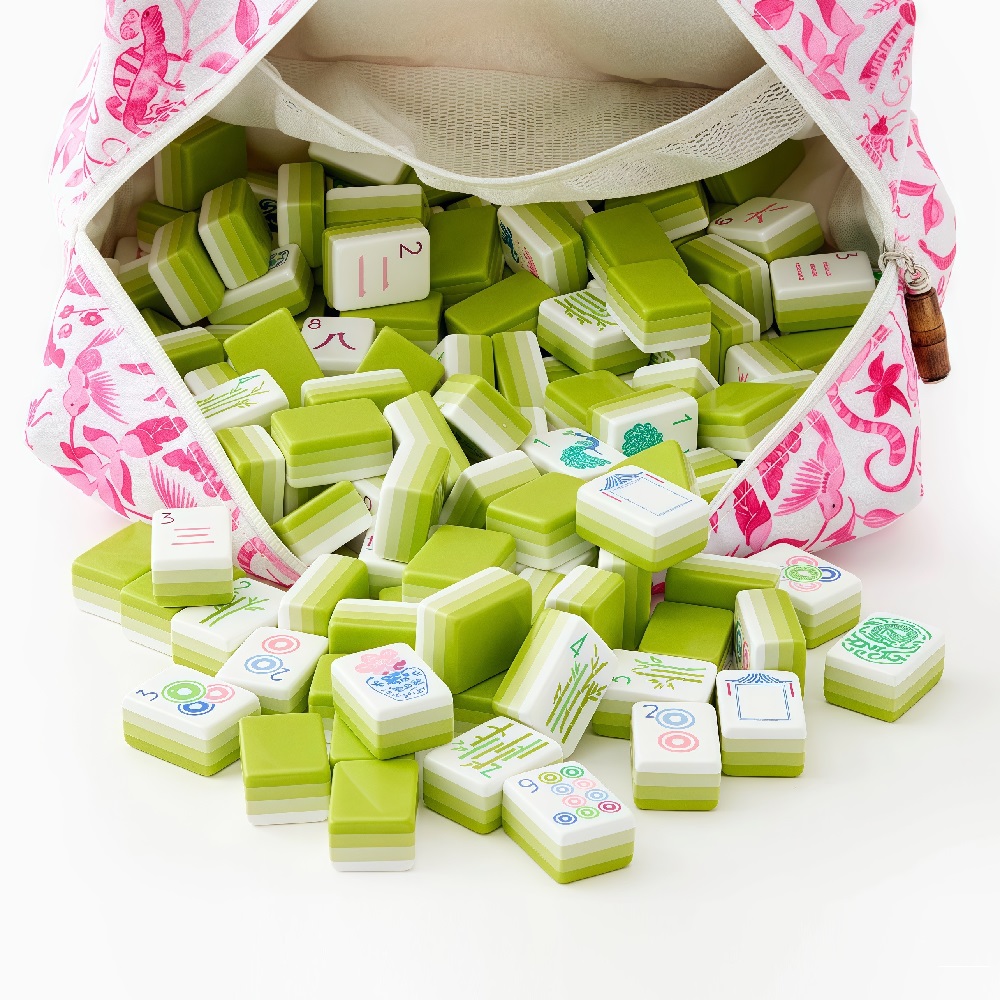 Light Green Mahjong Tiles