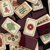 Wine Red Blue Mahjong Tiles